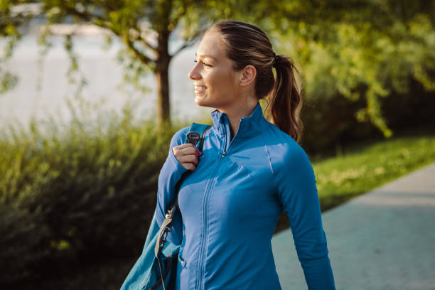 istock Young smiling woman living an active lifestyle 1421303659