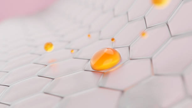 istock Oil serum skin cell 1421325792