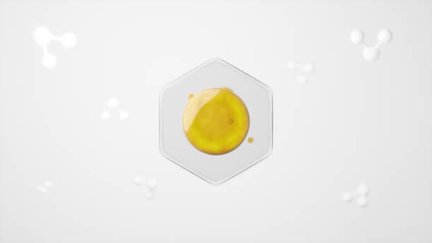 istock Atom vitamin serum skin cell 1421325856