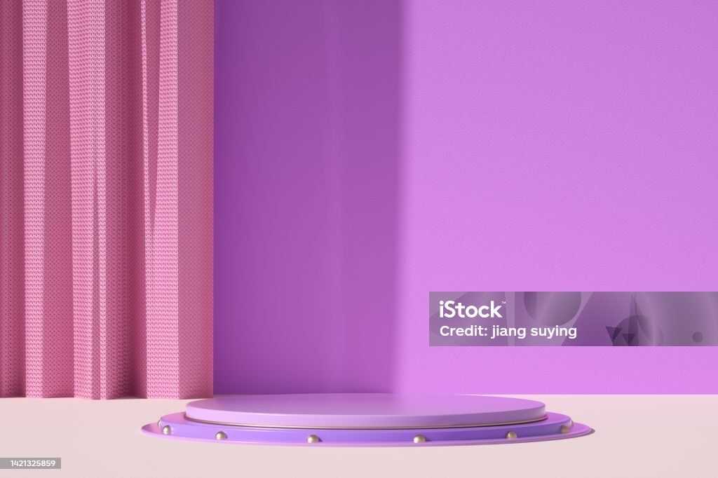 Product Display Rendering 3d Rendering Virtual Product Display Platform Stock Photo - Download ...