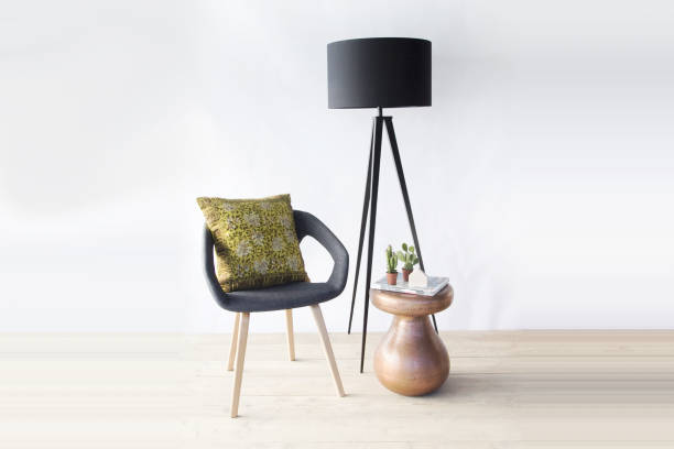 istock Chair, coffee table and a lamp 1421326925