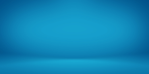 Display Empty Backgorund Empty Blue Background With Studio Lighting For Product Display Or ...