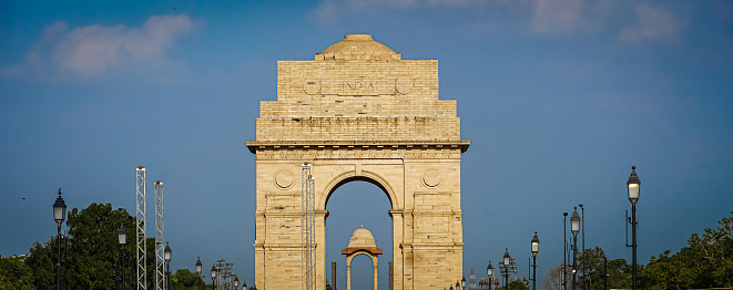 India Gate, Delhi, India- 14 June 2022 India Gate of Delhi in India