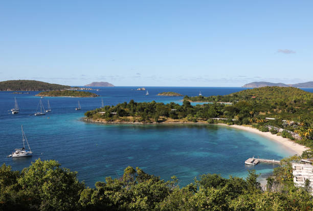 istock Caneel Bay Overlook in St. John Virgin Islands 1421343291
