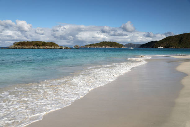 istock Cinnamon Bay Beach in St. John Virgin Islands 1421343632