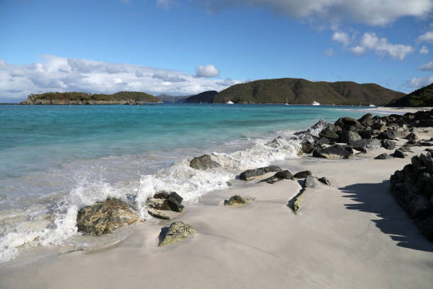 istock Cinnamon Bay Beach in St. John Virgin Islands 1421343633