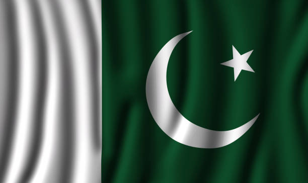 istock Waving Pakistan Flag in beautiful 3d Illustration 1421346240