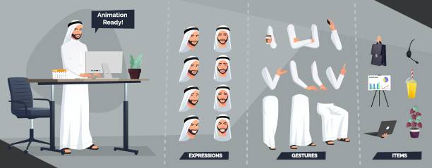 ilustrações de stock, clip art, desenhos animados e ícones de web - arabic characters