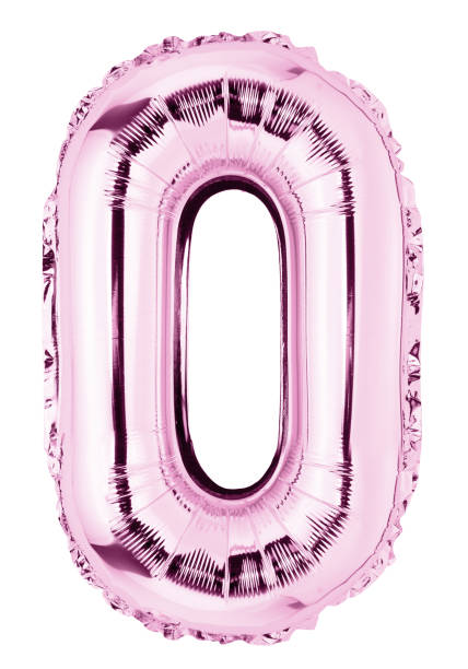 istock Letter O in pink mylar balloon isolated on white 1421349251