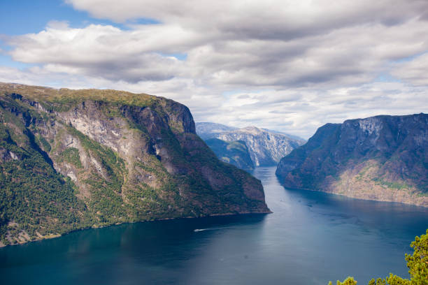 istock Fjord landscape Aurlandsfjord in Norway 1421351492