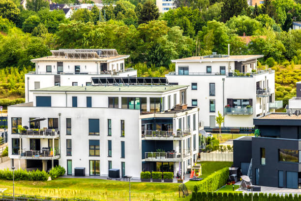 istock Apartment houses in Germany 1421353025