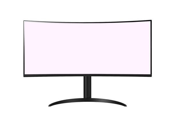 istock Ultrawide and curved computer monitor 1421358294