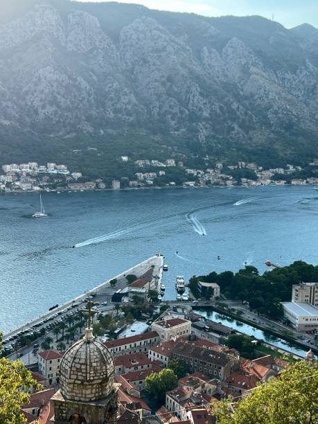istock Sea view. Kotor Old Town, Montenegro. 1421372918