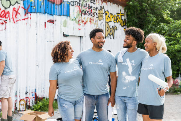 istock Multiracial family stands together 1421375854