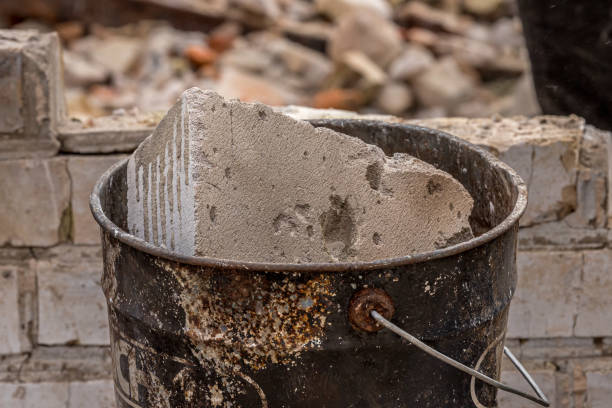istock Stone dump on the ruins of a private house 1421376926