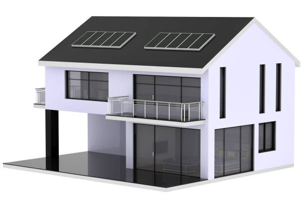 istock 3d render of house isolated on white 1421384472