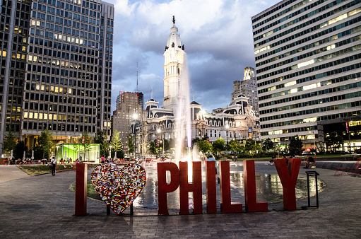 Me encanta el letrero de Filadelfia photo