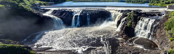 istock Aerial and panoramic view of Chutes de la Chaudiere, Levis, Quebec, Canada 1421393130
