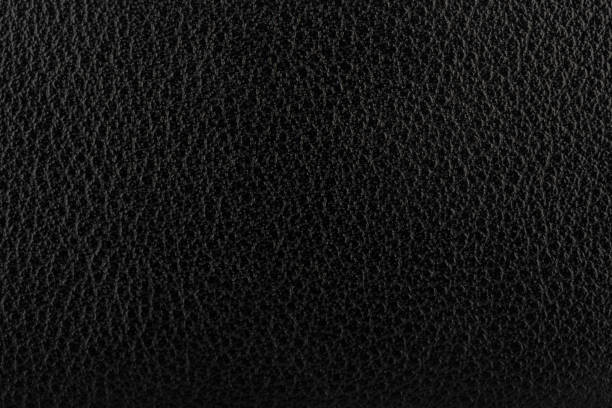 istock Background and texture of black artificial leather. 1421409597
