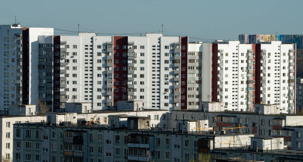 istock High-rise buildings in a residential area 1421416902