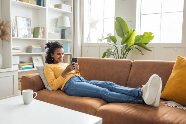 istock Relaxing day at home 1421422316