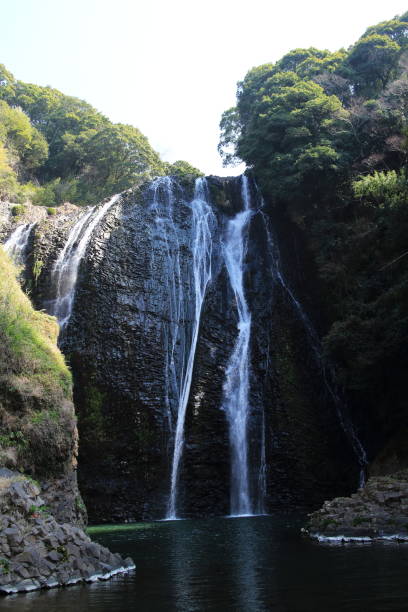 istock Beautiful view of Longmen Waterfall 1421436544