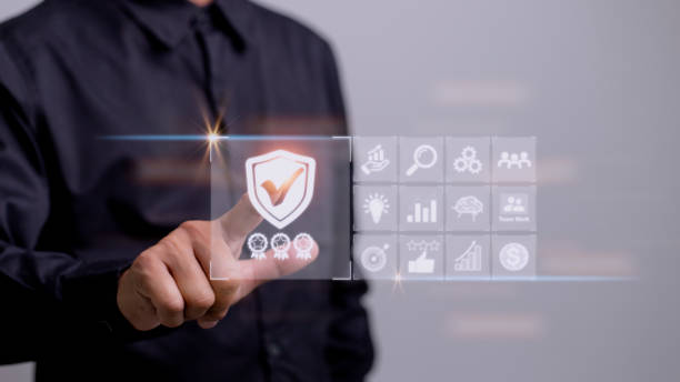 istock Quality assurance standard and certification. Certified internet businesses and services. Compliance to international guarantee. Concept for QA management and ISO certification organization service 1421442670
