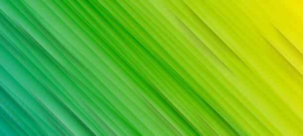 abstrakter grüner farbverlauf papercut textur geometrischer hintergrund. moderner futuristischer hintergrund. kann für landing page, buchcover, broschüren, flyer, zeitschriften, alle brandings, banner, header, präsentationen und hintergrundbilder verwe - green background wave abstract light stock-grafiken, -clipart, -cartoons und -symbole