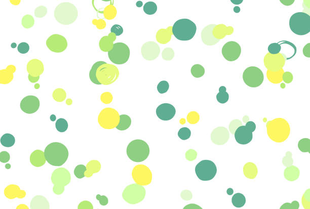 istock Cute background illustration of colorful dots 1421463058