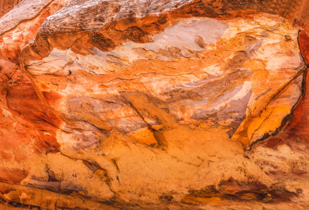 istock Colorful Canyon Wall Outer Siq Petra Jordan 1421479061