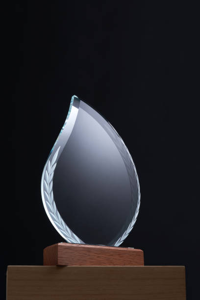 istock crystal trophy against black background 1421487002