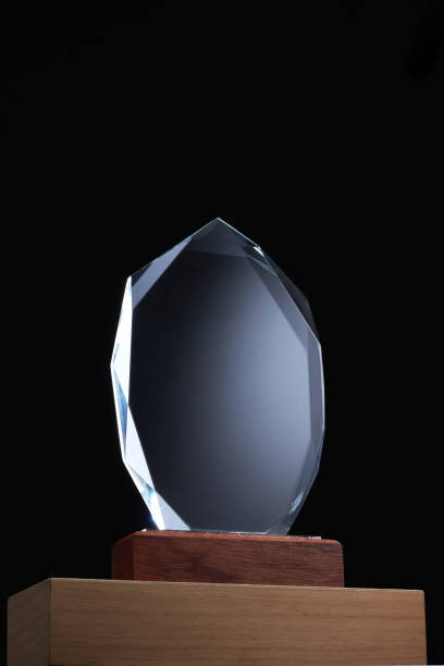 istock crystal trophy against black background 1421487003