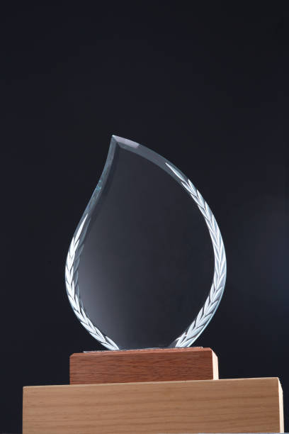 istock crystal trophy against black background 1421487004