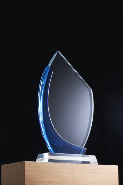istock crystal trophy against black background 1421487017