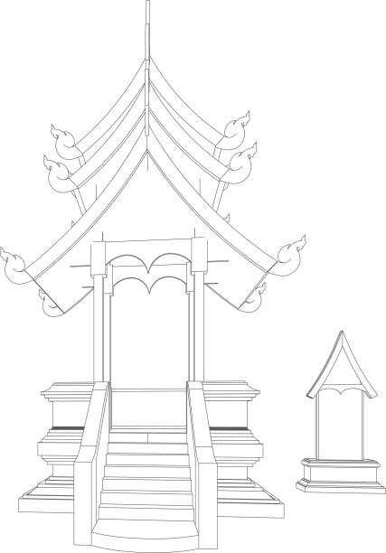 3D illustration of building project