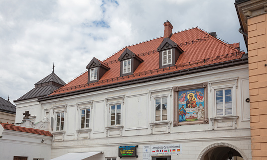 Koper, Slovenia -15.04.2022: Gothic loggia on August 18,2015 in main square
