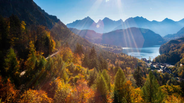 istock Germany, Bavaria, Schwangau, mountains, sunset 1421499626