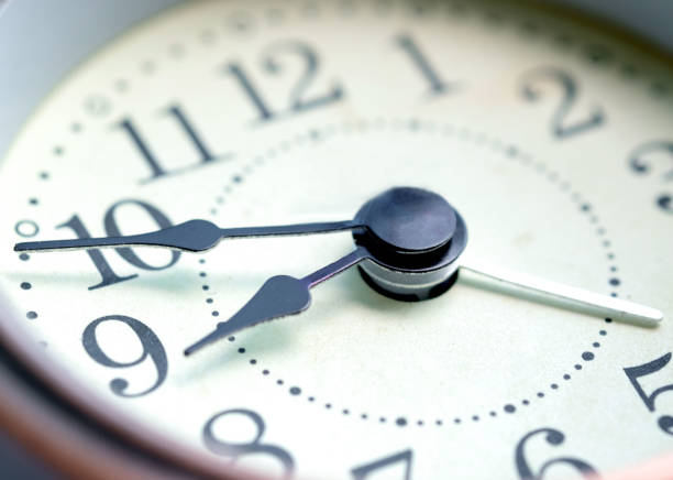 istock The image of the alarm clock face nine o'clock.Work concept 1421504305
