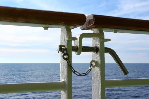 istock Calm sea day on a cruise ship 1421514683