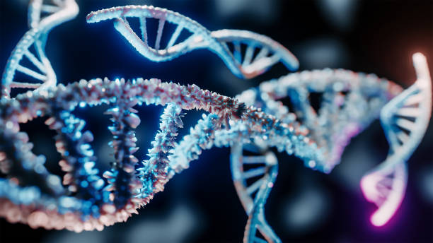 dna helix - genetic science ストックフォトと画像