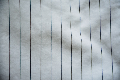Striped white fabric texture background