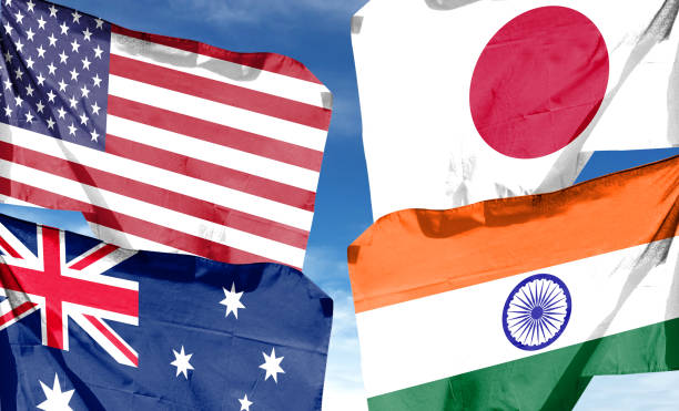 istock japan,australia,usa and india Quad plus countries flags. Quadrilateral Security Dialogue 1421540091