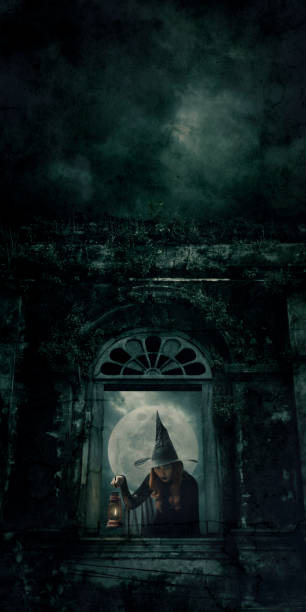 istock Halloween mystery concept 1421550453