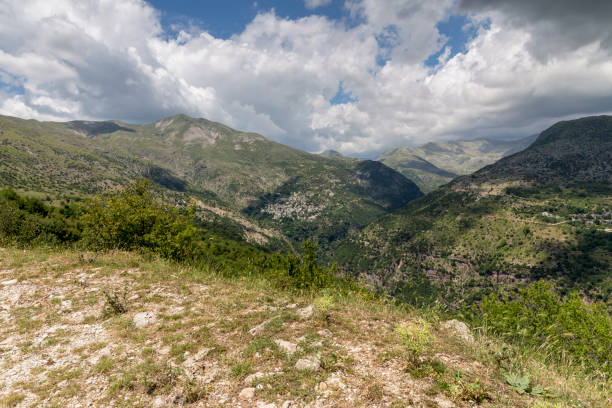 istock Traditional greek village Syrrako (Epirus, Greece). 1421573773