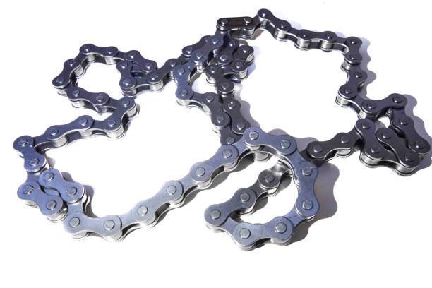 istock Steel Bike Chain 1421576307