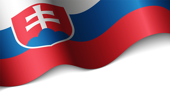 EPS10 Vector Patriotic background with Slovakia flag colors. An element of impact for the use you want to make of it.