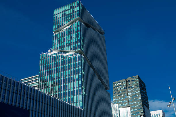 istock Amsterdam financial district in the summer time 1421577762