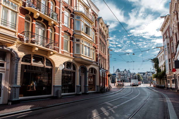 istock Amsterdam street view in the summer time 1421578551