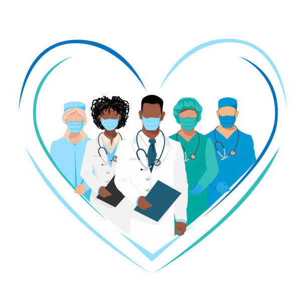 ilustrações, clipart, desenhos animados e ícones de médicos e enfermeiros - medical occupation flash