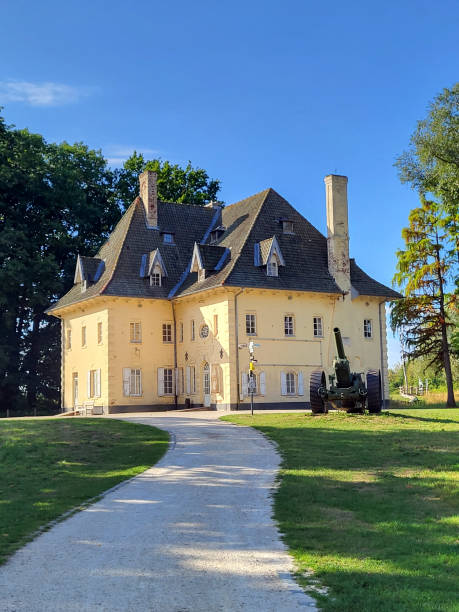 Passendale - Passchendaele - World War I Memorial Museum, Zonnebeke Passchendaele, Belgium: July 2022: The Memorial Museum Passchendaele 1917 in Zonnebeke is a Belgian museum devoted to the 1917 Battle of Passchendaele passchendaele stock pictures, royalty-free photos & images